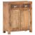 Szafka, 65 x 30 x 75 cm, lite, surowe drewno mango