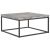 Stolik kawowy, 75 x 75 x 38 cm, stylizowany na beton