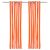 Zestaw zasłon Paski 2 pcs Pomarańczowy 140 x 225cm