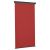 Markiza boczna na balkon, 125 x 250 cm, czerwona