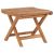 Składany podnóżek, 46,5x49x41,5 cm, lite drewno tekowe