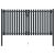 Brama ogrodzeniowa Double Door Fence Fur Steel 300x150 cm Antracyt