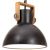 Industrialna lampa wisząca, 25 W, czarna, okrągła, 30 cm, E27