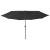 Parasol ogrodowy z LED, 400 cm, czarny
