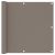 Parawan balkonowy, kolor taupe, 90x600 cm, tkanina Oxford