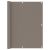 Parawan balkonowy, kolor taupe, 120x400 cm, tkanina Oxford