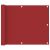 Parawan balkonowy, czerwony, 75x300 cm, tkanina Oxford