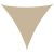 Trójkątny żagiel ogrodowy, tkanina Oxford, 6x6x6 m, beżowy