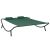 Leżanka ogrodowa, tkanina, zielona