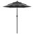 3-poziomowy parasol na aluminiowym słupku, antracytowy, 2 m