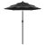 3-poziomowy parasol na aluminiowym słupku, czarny, 2 m