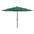 3-poziomowy parasol na aluminiowym słupku, zielony, 3,5 m