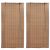Bambusowe rolety, 2 szt., 120 x 220 cm, brązowe