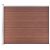 Panel ogrodzeniowy z WPC, 175x146 cm, brązowy