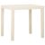 Stolik ogrodowy, biały, 79 x 65 x 72 cm, plastikowy