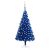 Sztuczna choinka z lampkami i bombkami, niebieska, 180 cm, PVC