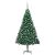 Sztuczna choinka z lampkami i bombkami, zielona, 210 cm, PVC