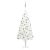 Sztuczna choinka z lampkami i bombkami, biała, 150 cm