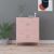 Szafka, różowa, 80x35x101,5 cm, stalowa