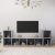 Szafki TV, 4 szt., szarość betonu, 72x35x36,5 cm, płyta wiórowa
