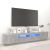 Szafka pod TV z oświetleniem LED, szarość betonu, 200x35x40 cm