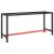 Rama do stołu roboczego, czerwono-czarna, 170x50x79 cm, metal