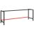 Rama do stołu roboczego, czerwono-czarna, 220x57x79 cm, metal
