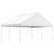 Namiot ogrodowy z dachem, biały, 4,46x5,88x3,75 m, polietylen