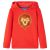Bluza dziecięca z kapturem, czerwona, 92