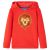 Bluza dziecięca z kapturem, czerwona, 104