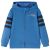 Bluza dziecięca z kapturem i suwakiem, niebieska, 116