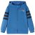 Bluza dziecięca z kapturem i suwakiem, niebieska, 128