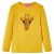 Koszulka dziecięca z długimi rękawami, ciemna ochra, 92