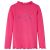 Koszulka dziecięca z długimi rękawami, jaskrawy róż, 104