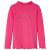 Koszulka dziecięca z długimi rękawami, jaskrawy róż, 116