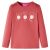 Koszulka dziecięca z długimi rękawami, palony róż, 128