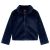 Kurtka dziecięca ze sztucznego futra, granatowa, 140