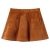 Spódniczka dziecięca z kieszeniami, sztruksowa, koniakowa, 92