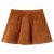 Spódniczka dziecięca z kieszeniami, sztruksowa, koniakowa, 104