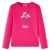 Koszulka dziecięca z długimi rękawami, jaskrawy róż, 104
