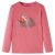 Koszulka dziecięca z długimi rękawami, stary róż, 92