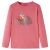Koszulka dziecięca z długimi rękawami, stary róż, 116