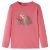 Koszulka dziecięca z długimi rękawami, stary róż, 128