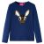 Koszulka dziecięca z długimi rękawami, granatowa, 92