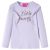 Koszulka dziecięca z długimi rękawami, liliowa, 104
