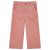 Spodnie dziecięce, sztruksowe, stary róż, 140