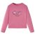 Koszulka dziecięca z długimi rękawami, malinowa, 116