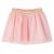 Spódniczka dziecięca z tiulem, jasnoróżowa, 104