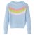 Sweter dziecięcy z dzianiny, niebieski, 104
