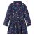 Sukienka dziecięca z długimi rękawami, granatowa, 116